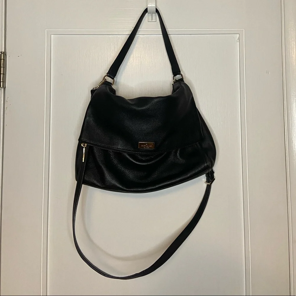 Kate Spade Black Leather Satchel